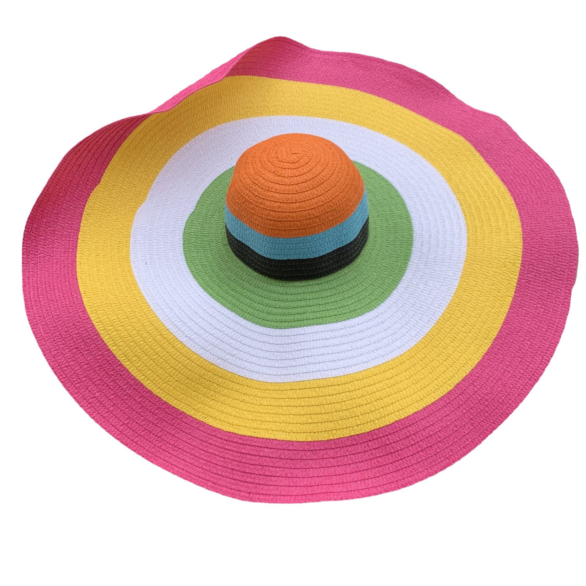 PRINTED STRAW HAT